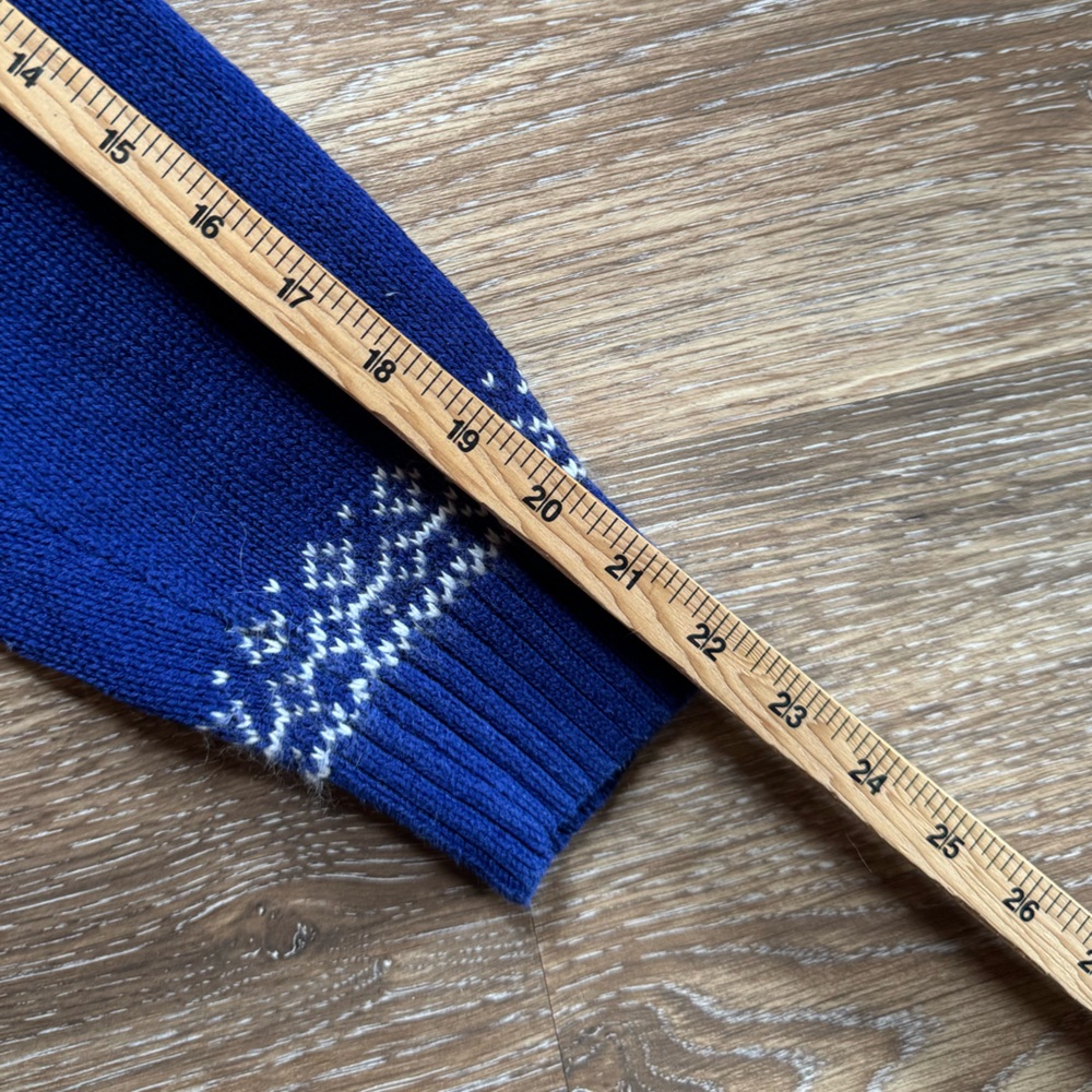 CJ Banks 1X Quarter Zip Snowflake Sweater. - Picture 6 of 12